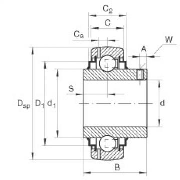 Подшипник GYE60-KRR-B INA