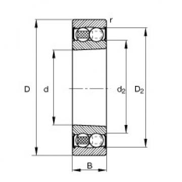 Подшипник 2209-K-2RS-TVH-C3 FAG