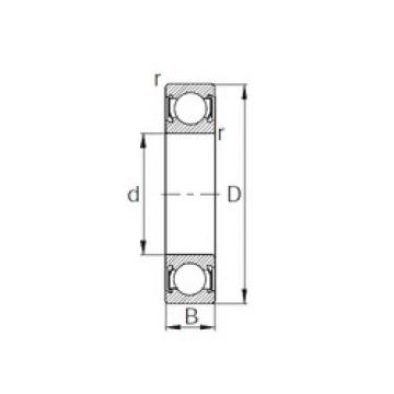 Подшипник 6006DD KBC