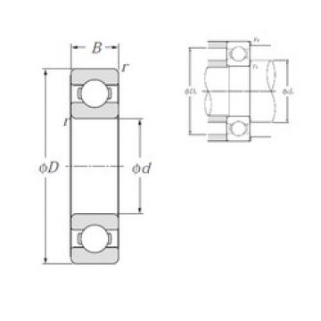 Подшипник 6803 NTN