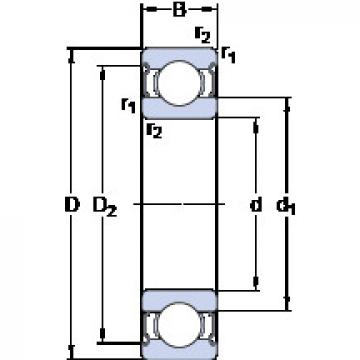 Подшипник 6218-2Z SKF