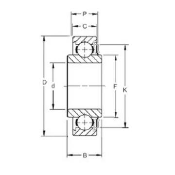 Bantalan 206KR7 Timken