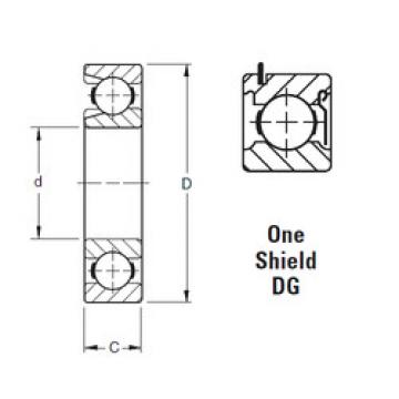 Bantalan 208WDG Timken