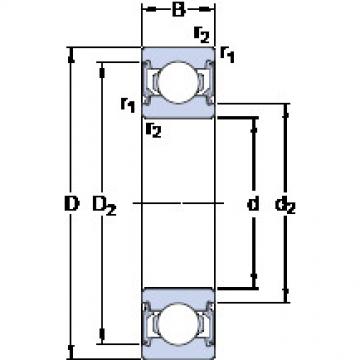 Bantalan 6003-2RSLTN9/HC5C3WT SKF