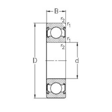 Подшипник 6200-2Z NKE