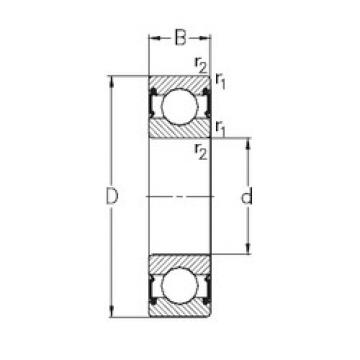 Подшипник 6001-RS2 NKE