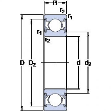 Подшипник E2.6005-2RSH SKF