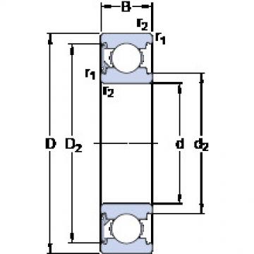 Bantalan 6004-RSH SKF