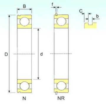 Подшипник 6212 NR ISB