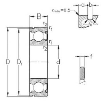 Bantalan 6022-Z-NR NKE