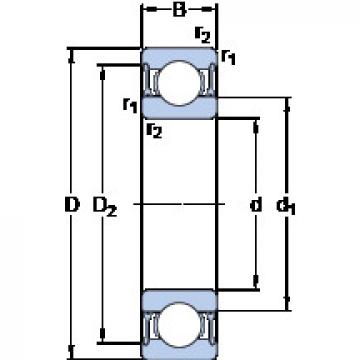 Bantalan 6012-2RZ SKF