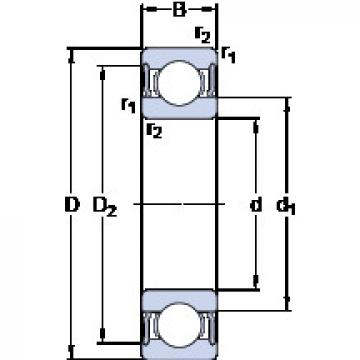 Подшипник 6218-2RS1 SKF