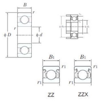 Подшипник WML8014ZZ KOYO