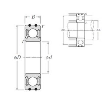 Подшипник AC-6000LLU NTN