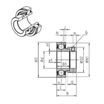 Подшипник CES204 SNR