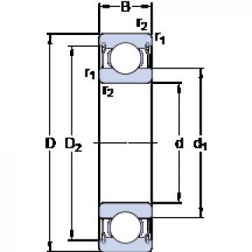 Подшипник D/W SRI-1212-2ZS SKF