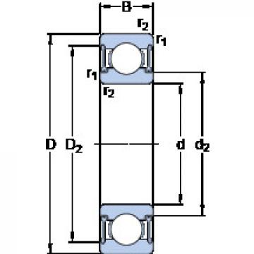 Подшипник W 61804-2RZ SKF