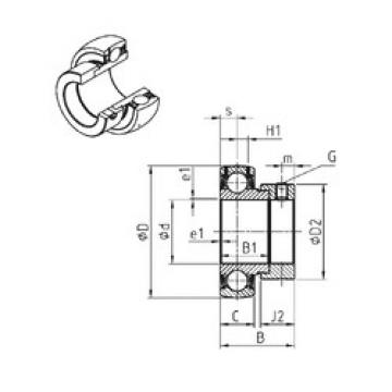 Подшипник ES204 SNR