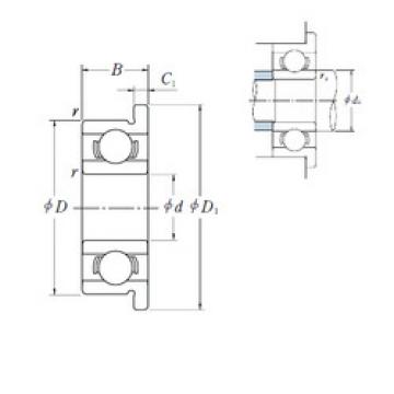 Подшипник F683A NSK