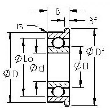 Подшипник F688H AST