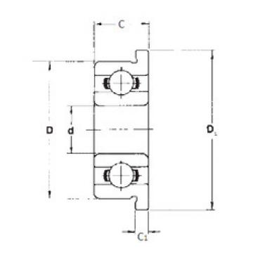 Подшипник F601X FBJ