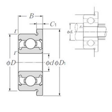 Подшипник FL605ZZ NTN