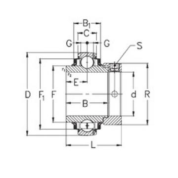 Подшипник GE80-KRRB NKE