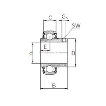 Подшипник UC210 KBC