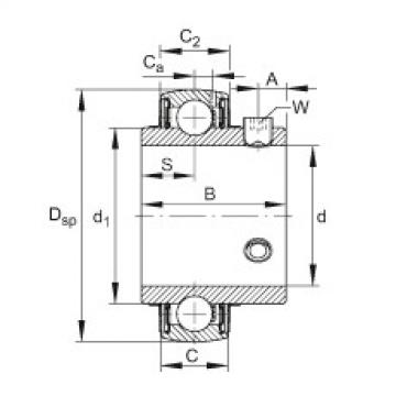 Подшипник UC204 FAG