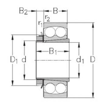 Подшипник 1306-K+H306 NKE