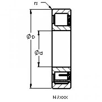 Подшипник NJ2207 EN AST