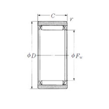 Подшипник RNAF101710 NSK