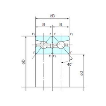 Подшипник 80TBH10DB NACHI