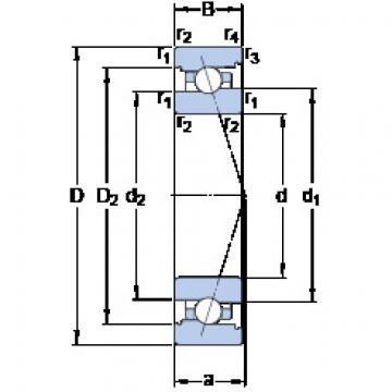 Подшипник 71907 ACB/P4A SKF