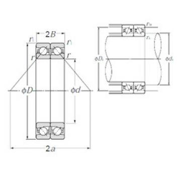 Подшипник HTA021DB NTN