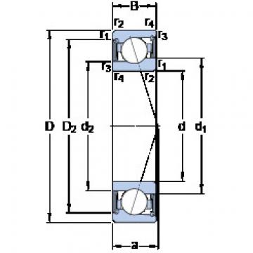 Подшипник S71914 CE/HCP4A SKF