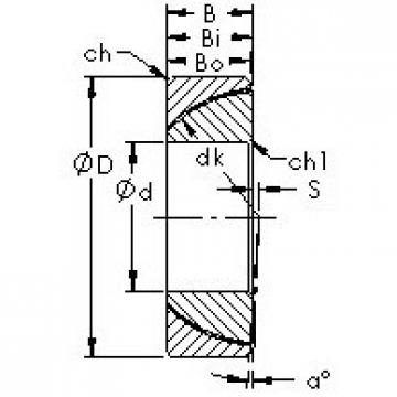 Подшипник GAC90T AST