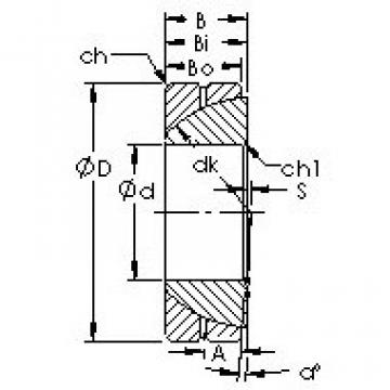 Подшипник GAC180S AST