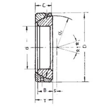 Подшипник GAC50S FBJ