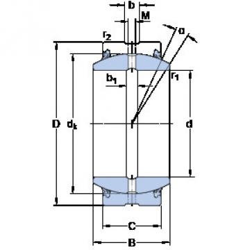 Подшипник GEZ 400 ES-2RS SKF