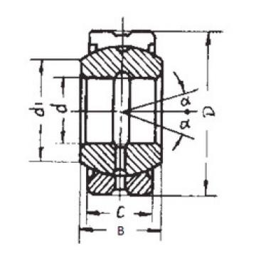 Подшипник GEG110ES-2RS FBJ