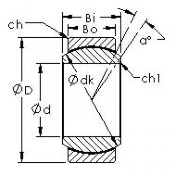 Подшипник GE20ET/X AST