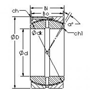 Подшипник GEC340HCS AST