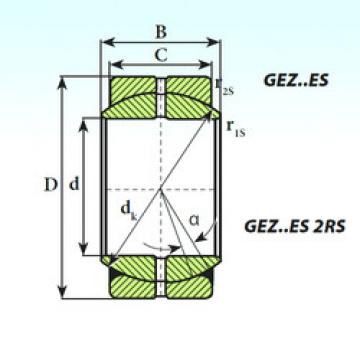 Подшипник GEZ 120 ES 2RS ISB