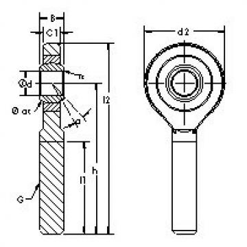 Подшипник SA80ET-2RS AST