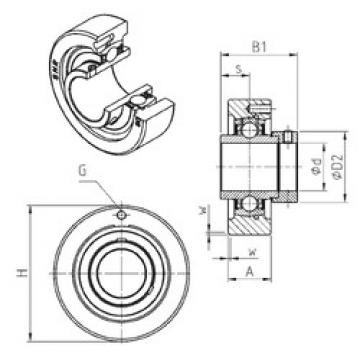 Подшипник EXC306 SNR