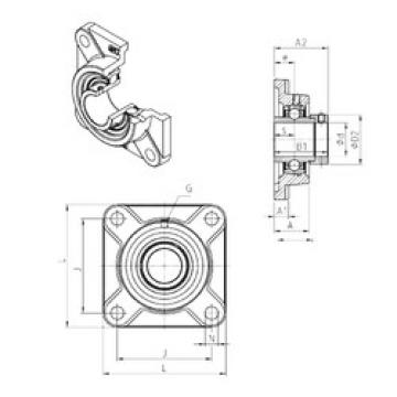 Подшипник EXF205 SNR