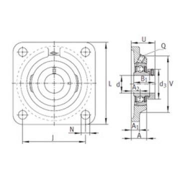 Подшипник PCF50 INA