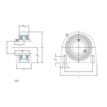 Подшипник SYF 40 TF SKF