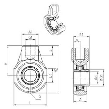 Подшипник UCEHE206 SNR